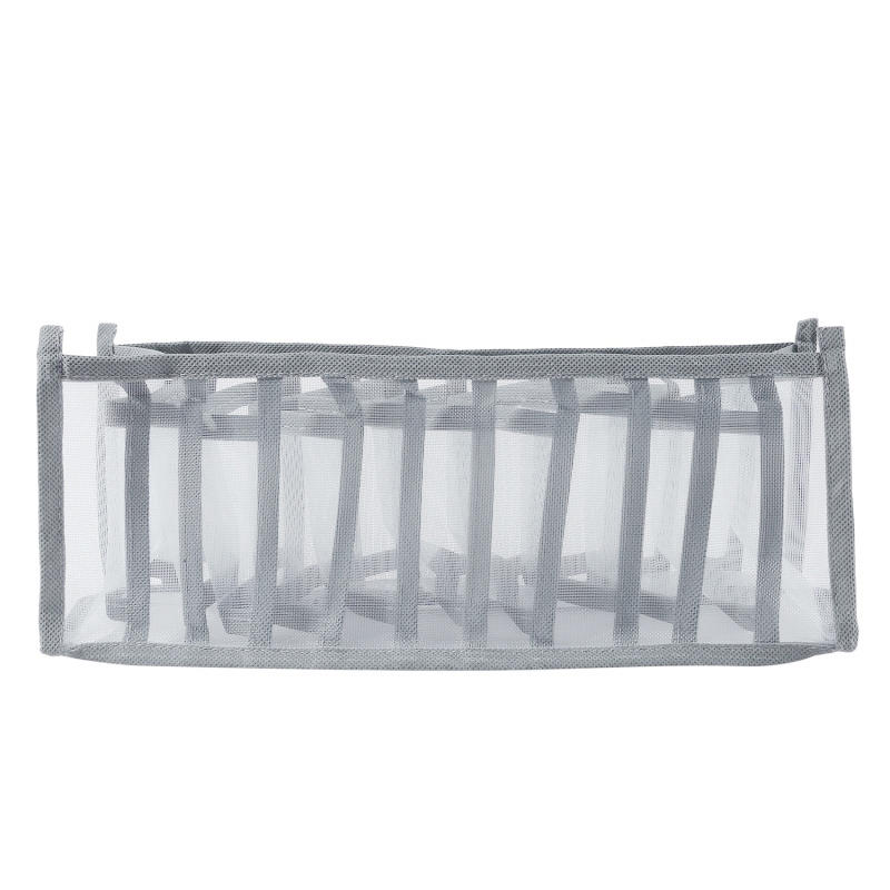 Multi-Grid Foldable Drawer-Type Underwear Socks Panties Organizer Bag Space-Saving Collapsible Closet Clothes Organizer Storage Box