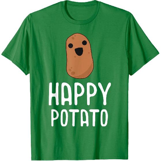Happy Potato - Kawaii Potato Shirt, Funny Gift Vegetable T-Shirt