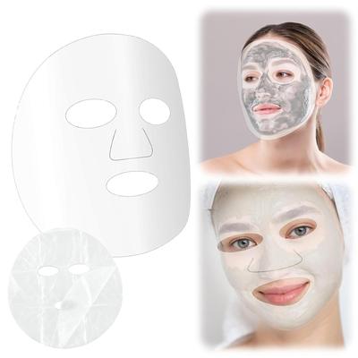 Sayfalar Yüz Plastik Maskesi Tek Kullanımlık Yüz Sayfası Maskesi Şeffaf Tek Kullanımlık Maske Kağıdı Yüz Kağıdı Sayfası Kendin Yap Şeffaf Kağıt İnce Yüz Plastik