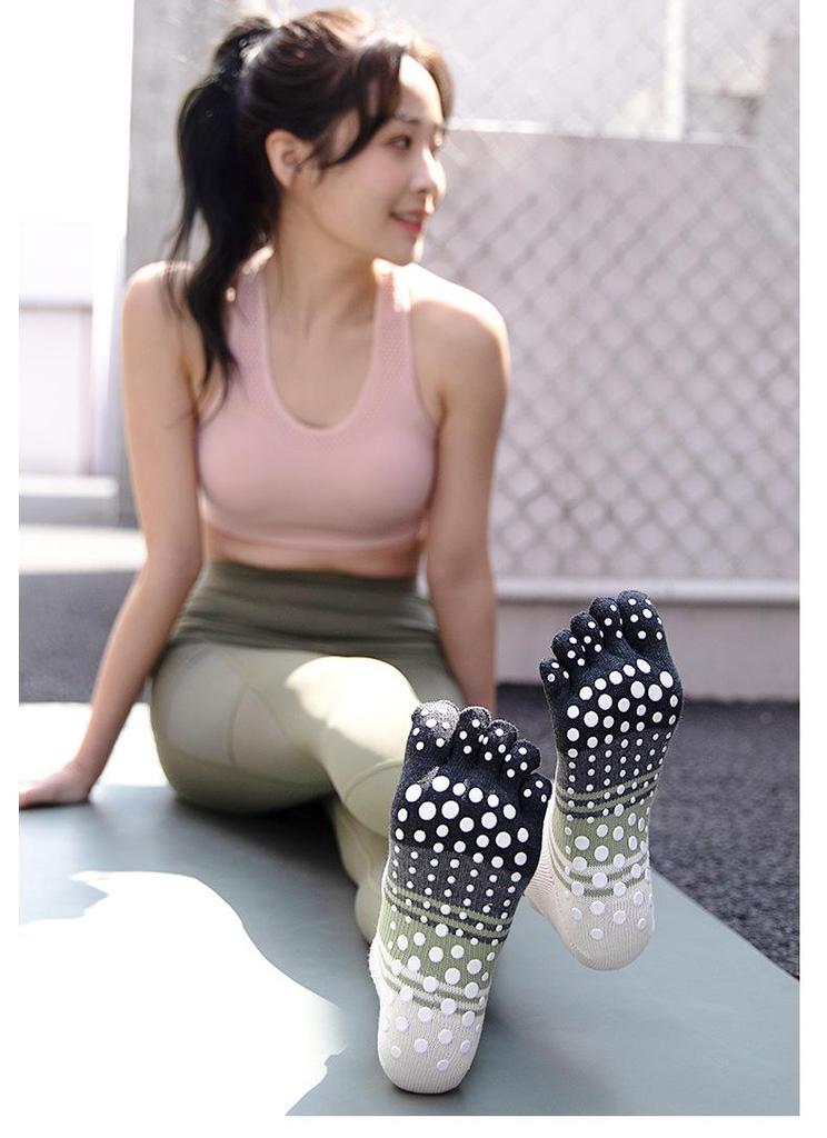 MEIKAN Five-Finger Non-Slip Yoga & Pilates Socks
