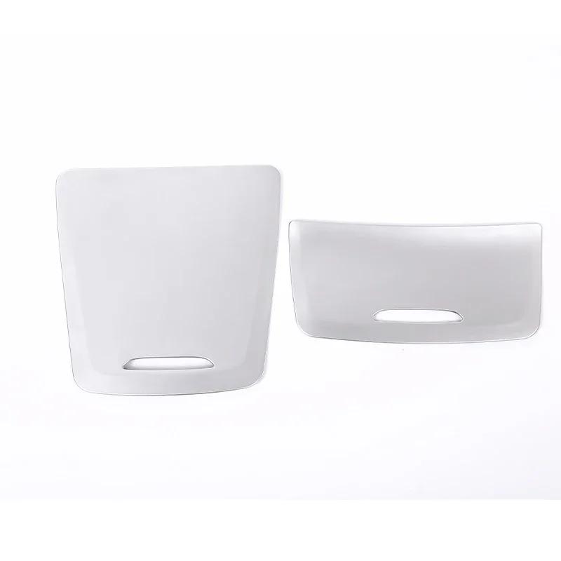

For Mercedes Benz CLA GLA A Class W117 W176 Car Central Center Storage Box Panel Trim Cover Stickers Metal Car Accessories срібний
