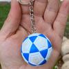 New Qatar World Cup Mascot Keychain La'eeb Pendant Football Souvenir Figurine Ornament Keyring