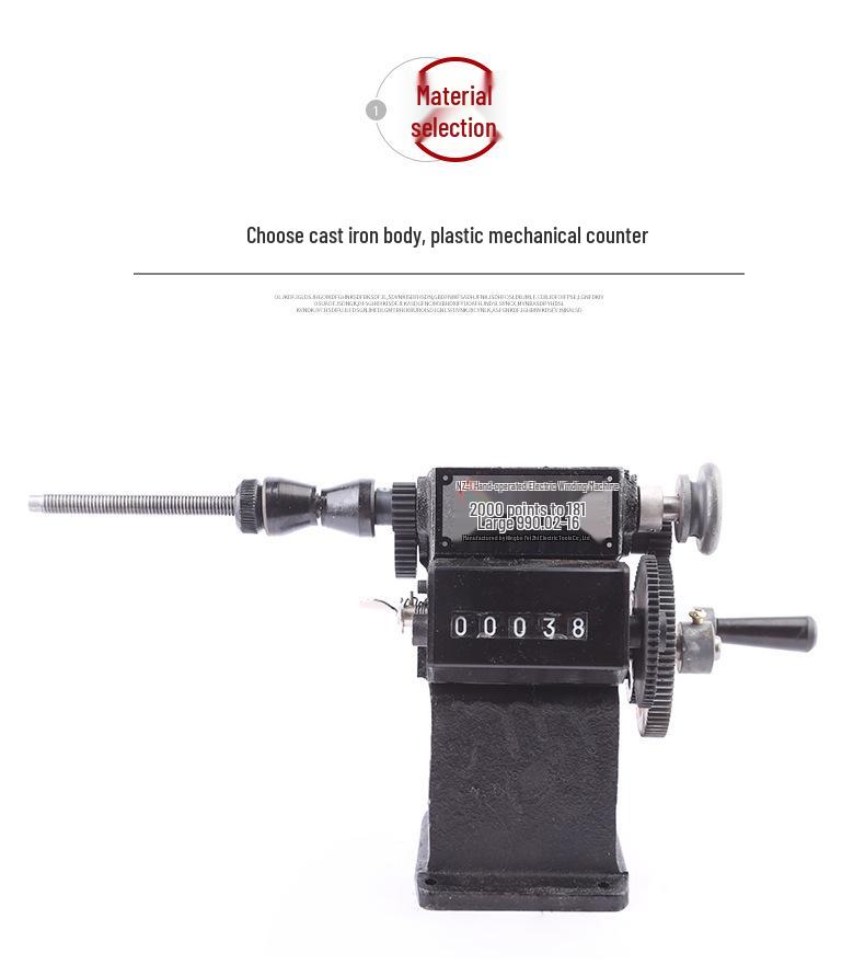 NZ-1 Hand-Cranked Electronic Counting Winding Machine for Household Use