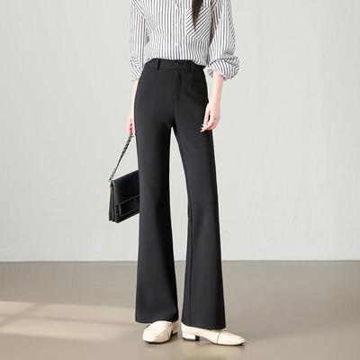 TERRE BLEUE Damen Schlankmachende Micro-Flare Commuter-Hose