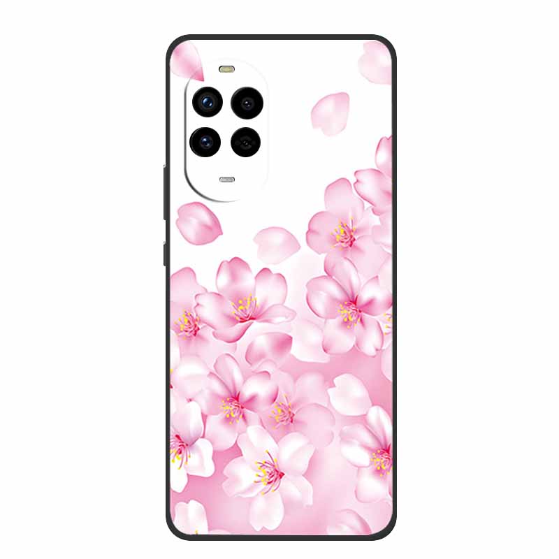 Black Silicone Case For Huawei Nova 13 Pro Case Cartoon Soft Back Cover For Huawei Nova 14 Pro Ultra Phone Case Nova14 Ultra Bag
