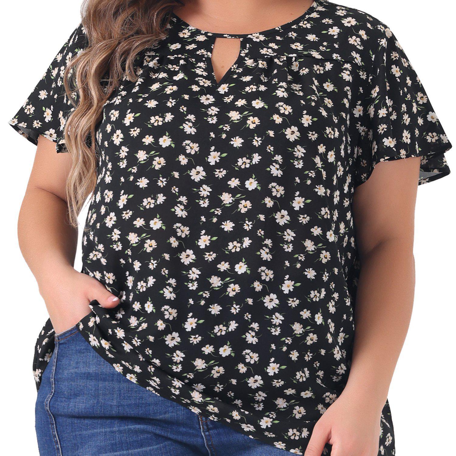 

C 89537 Plus Size Short-Sleeve Casual Top XL