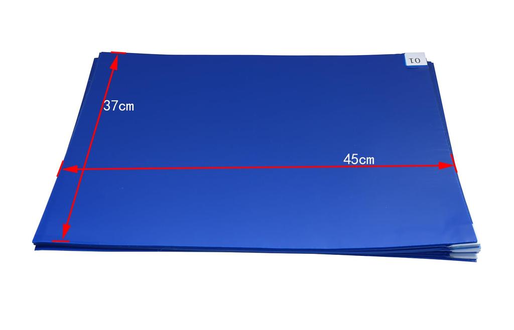 INTBUYING Adhesive Clean Mat Shoe Dust Cleaner Sheet Replacement High Adhesive 37x45cm Blue 30 Sheets Box of 10 Sheets Eligible Invoices Available