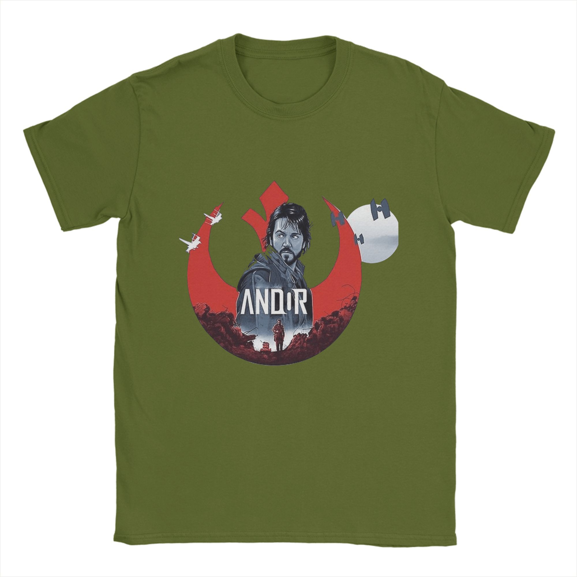 

Funny The Best Andor T-Shirts for Men Crew Neck Pure Cotton T Shirt Short Sleeve Tees Summer Clothing 4XL