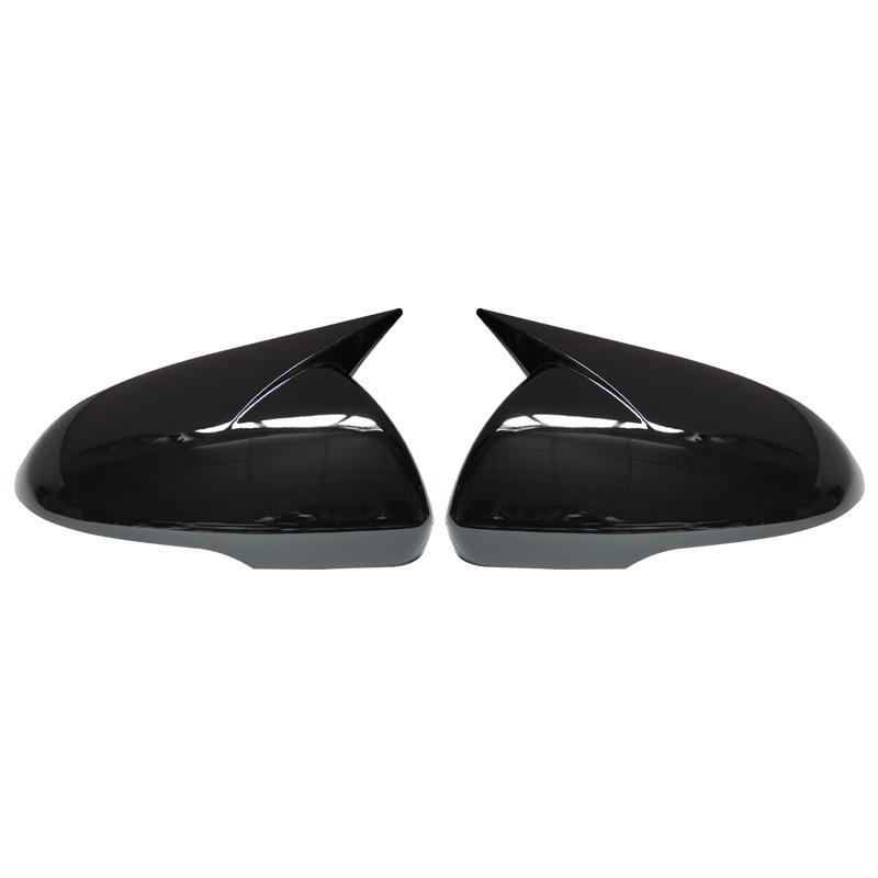 For KIA K5 Optima 2016- Car Sticking Rearview Side Mirror Cover Wing Cap Exterior Door Case Trim Carbon Fiber