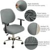 1/2Pc Jacquard Split Chair Cover Solid Color Soft Elasticity Polar Armchair Slipcover Computer Seat Stretch Rotating Lift Gaming