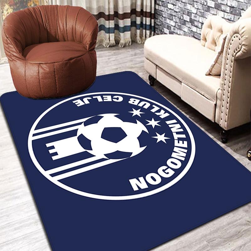 NK Publikum Celje Pattern Rug Floor Mat for Living Room or Bedroom Soft and Comfortable Carpet a Gift for Birthday and Holiday.