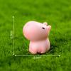 Cute Pink Capybara Capybara Figurine Decorative Hanging Accessories Micro-landscape Mini Ornaments
