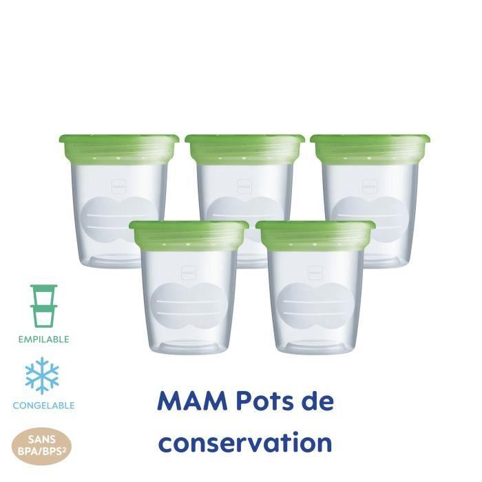 MAM Allaitement Pot de Conservation 120ml Lot de 5