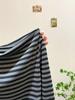 Women's Striped One-Shoulder Long-Sleeve Top - 2025 Spring/Autumn Slim Fit Korean Style
