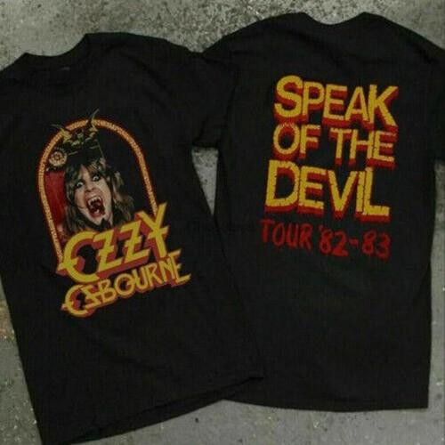 Vintage 1982 Ozzy Osbourne Music Tour Concert T Shirt All Fans All Size L