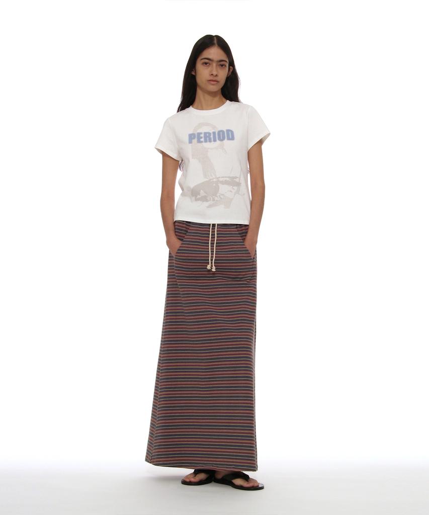 PARTIMENTO WOMEN Period Printed Tee_White