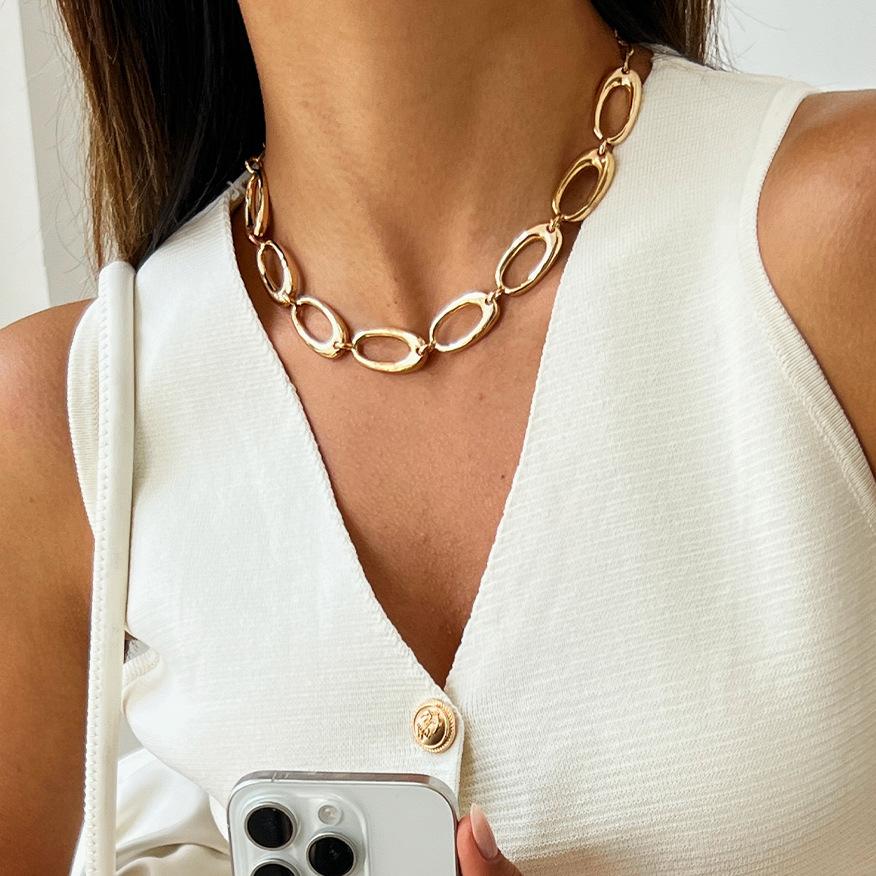 

Комплект колец с жемчужинами в стиле инс, кольцо с цветком в виде капли масла, хип-хоп металлическая овальная цепочка.