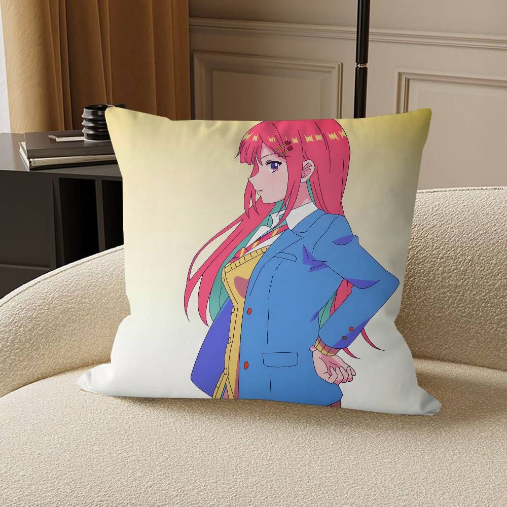 Anime Can A Boy-Girl Friendship Survive Stitch Lucky Dragon Pillow Cover Sofa Cushion Cover Home Room Decoration Children Gift