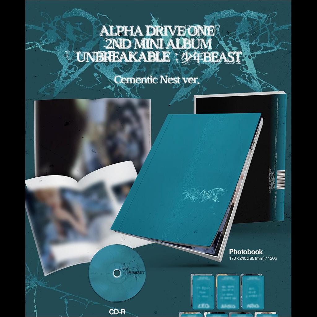 [Pre-order] ALPHA DRIVE ONE [UNBREAKABLE] BEAST_Cementic Nest ver. + Free Gift