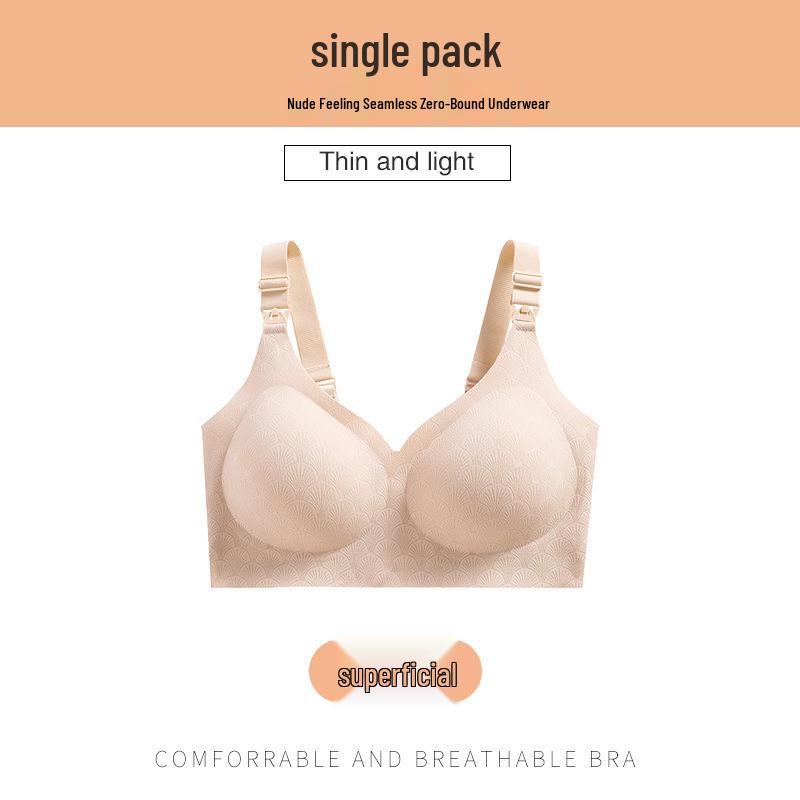 Seamless Plus Size Sports Bra: Bust Minimizer & Anti-Sagging Support for Maternity and Full Figures