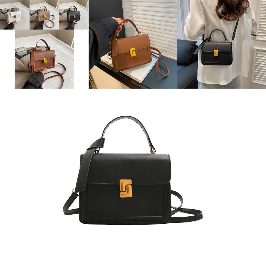 Fashionable Retro Women's Handbag 2024 New Trendy Small Square Bag For Daily Use