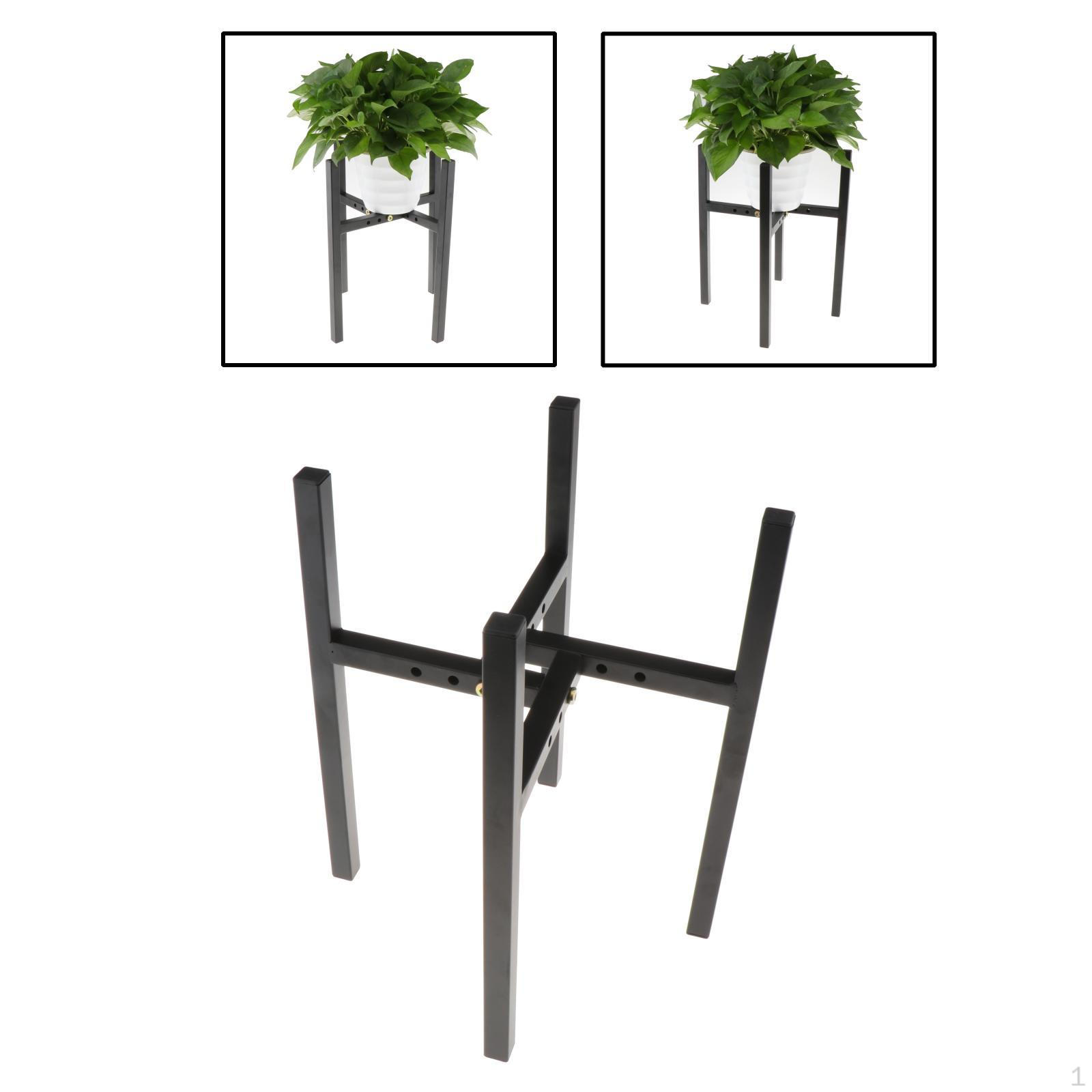 

Adjustable Stand Flower Pot Holder Potted Display Rack Garden Patio Screw Adjust