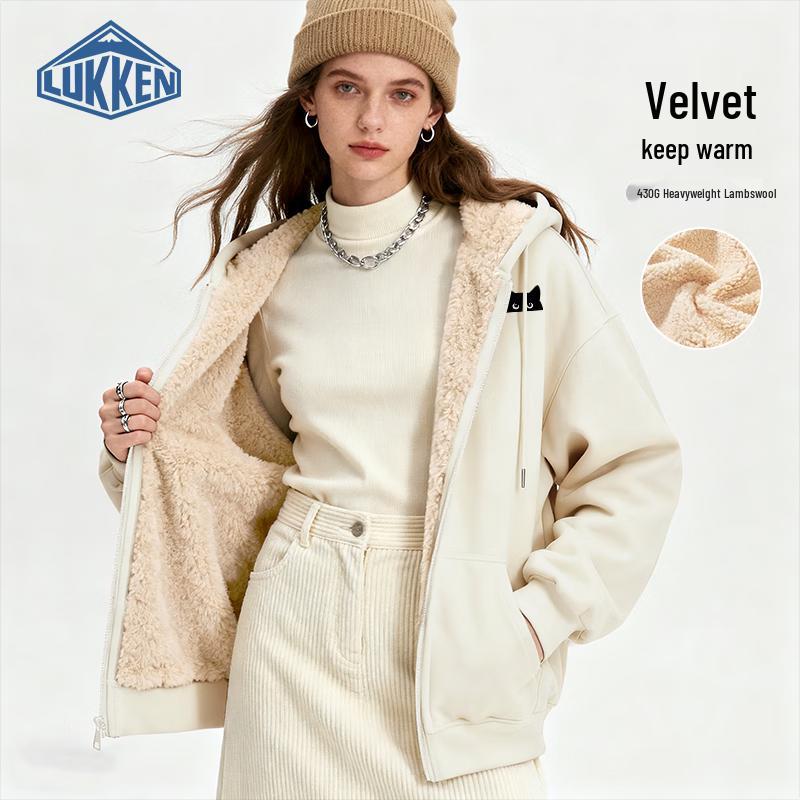LUKKEN Fleece Lined Full-Zip Hoodie