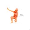 1/64 Figures Realistic Mini People Model Unpainted for Train