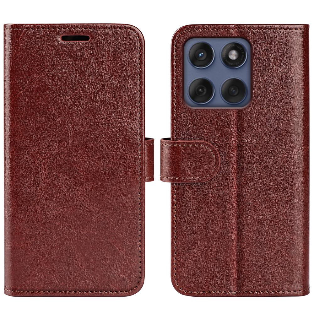 For Motorola Edge 60 5G/60 Fusion 5G Case Crazy Horse Texture Stand Leather Phone Cover