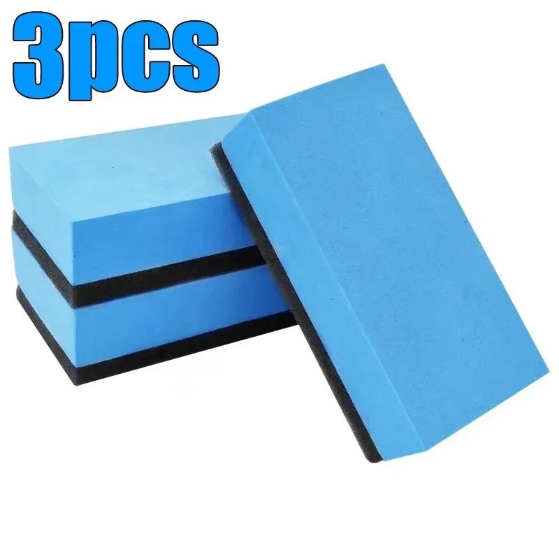 Car Ceramic Coating Sponge Waxing Pad Sponges with Cloth Car Paint Surface Crystal Plating Sponge Block Auto Accessories