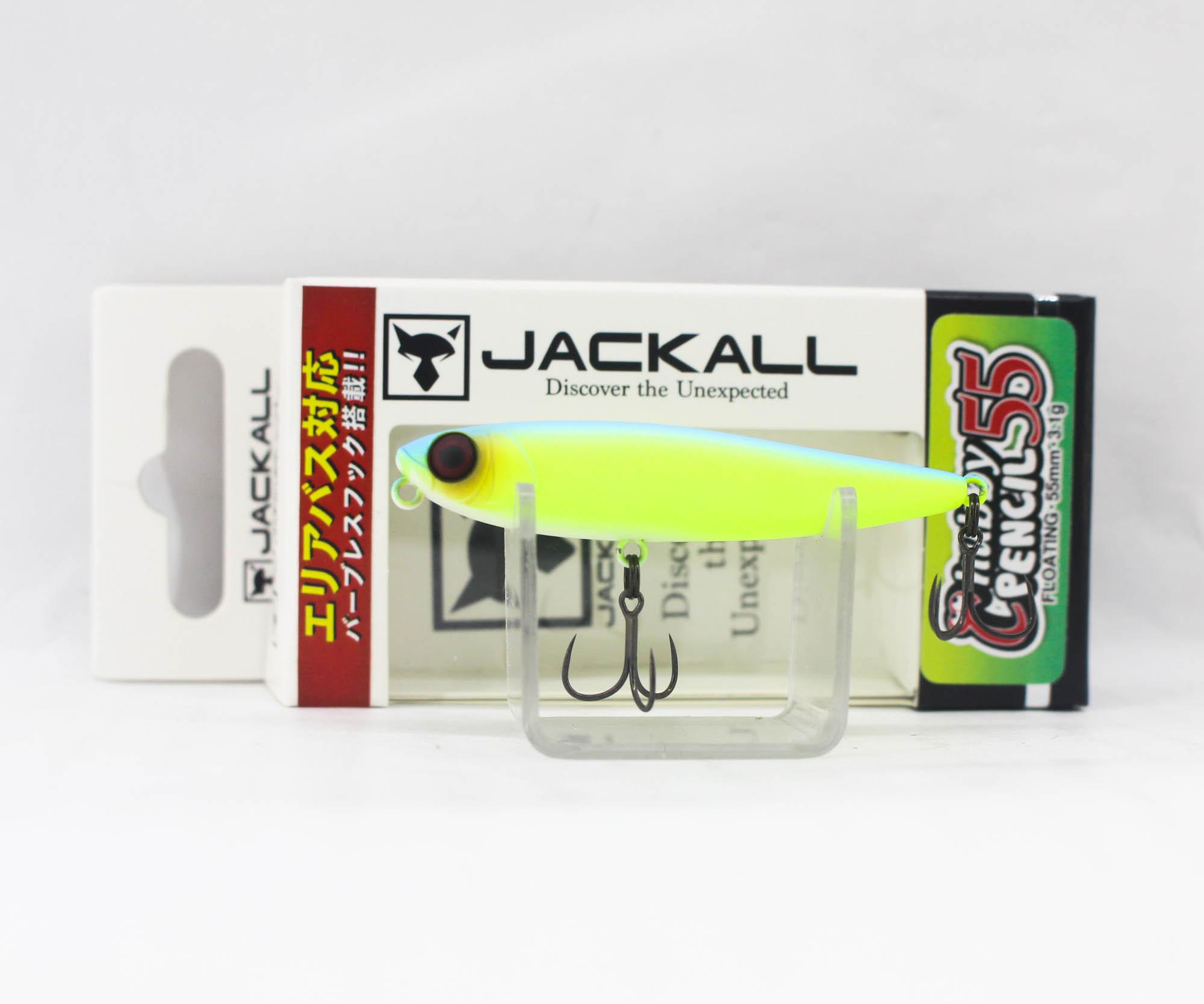 Jackall Chubby Pencil 55 Area Плавающий воблер Excite Blue Lime (9293)