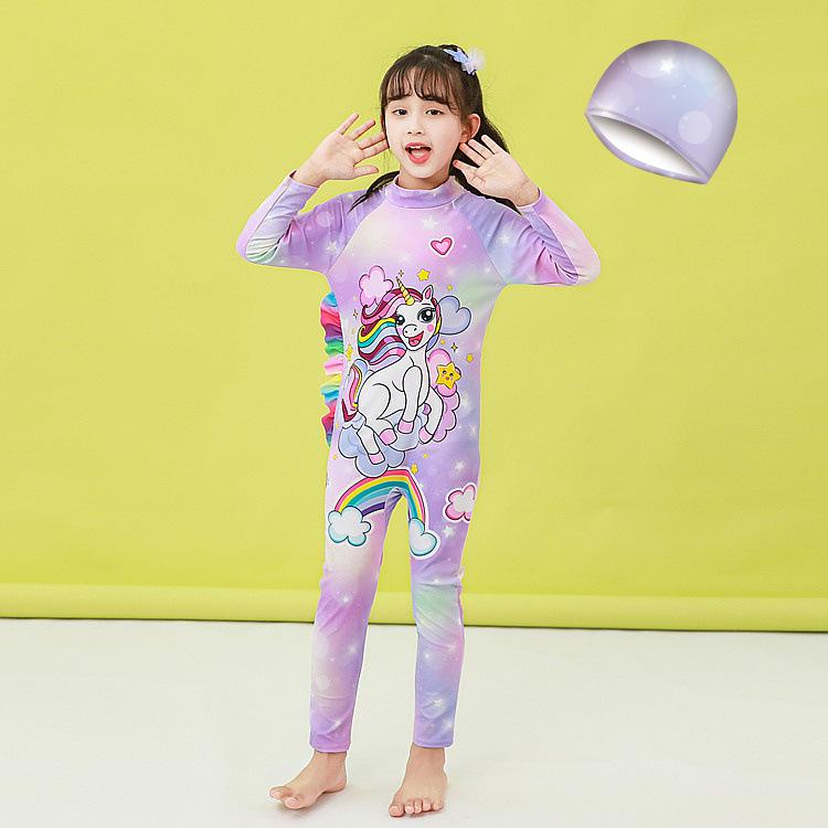 

Детский быстросохнущий купальник с мультяшным принтом - Цельные плавки для мальчиков, размеры S/M/L XL (7-8 years)