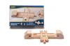 Maxim Wooden Rail Set Series Cross Rail & Buffer Stop