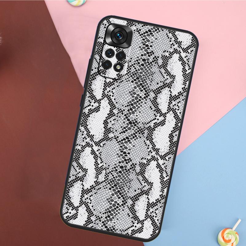 Snake Texture Cover For Xiaomi Redmi Note 14 13 12 9 10 11 Pro 9S 10S 11S 12S Redmi 14C 10C 12C 13C Case