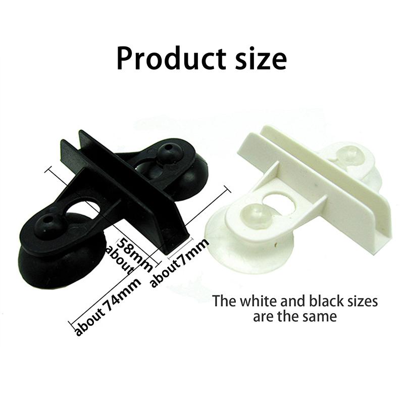 5Pcs Aquarium Fish Tank Partition Clip Glass Suction Cup Clip Separation Clip Plastic Clip Head