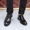 Mens Genuine Leather Oxford Shoes With Brogue Carving Formal Business Dress Office Wear