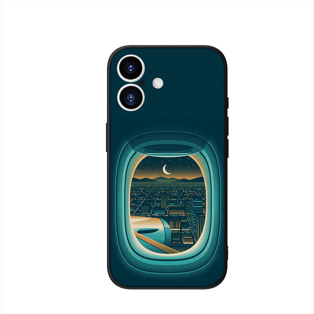 Cover for Samsung Galaxy S25 S23 S22 S24 FE Ultra Plus A56 A05 A06 A15 A16 A57 S7 Edge Case Airplane Plane Fly Travel Aircraft