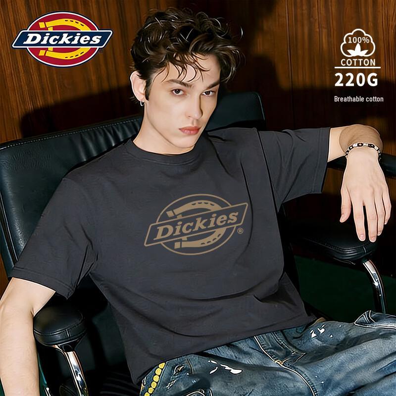 Мужская хлопковая футболка Dickies свободного кроя, плотная XL