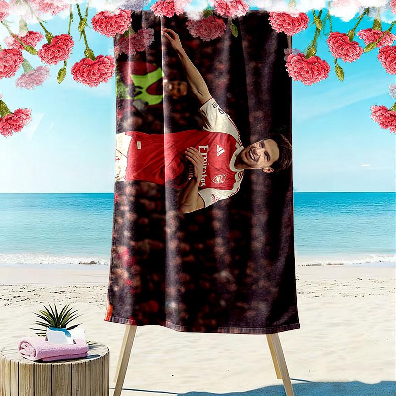 Rice Print Beach Towel, Large Soft Quick Dry Towel for Beach Camping Swimming