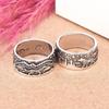 Loyal Wolf Couple Rings - European & American Plated S925 Retro Thai Silver Rings