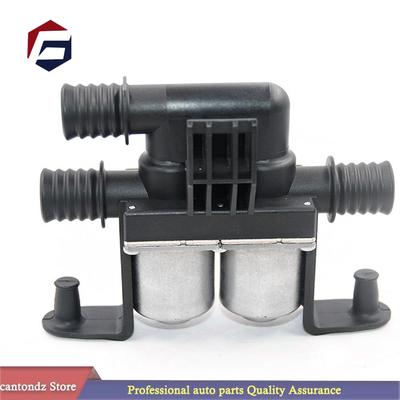 Para BMW E38 E39 1998-2006 530 540 E46 E53 X5 Válvulas De Control De Calentador De Agua Solenoide Dual 64128374995