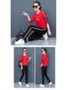 Women's European and American Spring/Autumn Fashion: Long-Sleeve Sweater Two-Piece Casual Sportswear Set