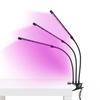 Plant Grow Light with 3 LED Panels for Lighting, Cultivation with Timer, Clip, USB
