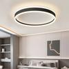 Nordic Ring Led Up and Down Glow Ceiling Light Dimmable for Dining Living Room Bedroom Aisle Home Decor Indoor Lighting Fixture