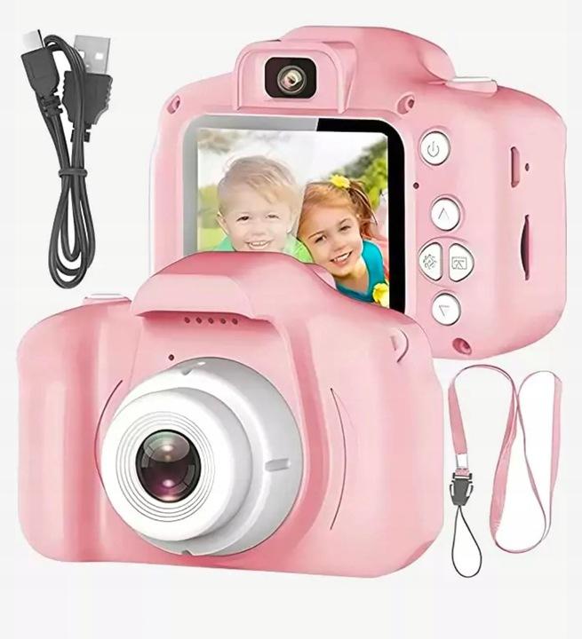 Aparat Cyfrowy Fotograficzny Dla Dzieci Kamera Gry