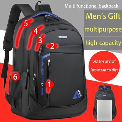 Zaino da Uomo alla Moda - Grande Capacità, Borsa da Viaggio e per Laptop Multifunzionale, Borsa Multifunzionale per il Tempo Libero, gli Affari