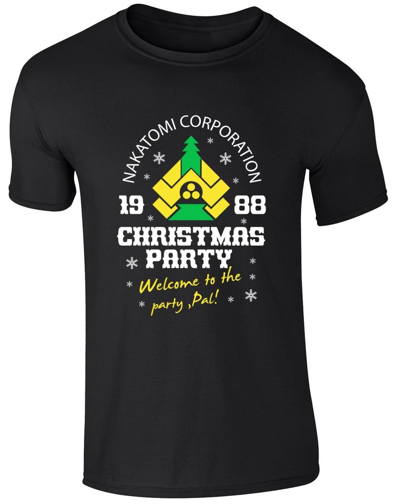 Nakatomi Corporation Merry Christmas Tshirt Nakatomi Plaza Xmas Party Tee Top