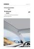 Tesla Model 3 & Model Y Facelift Panoramic Sunroof Sunshade Visor Top Film.