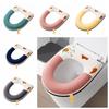 Thicker Plush Toilet Seat Cover With Zipper Closestool Mat Reusable Toilet Seat Cushion Winter