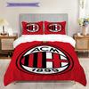 AC Milan Legacy: Glory Bedding (1 dekbedovertrek + 2 kussenslopen, zonder binnenkussen) Dekbedovertrek en kussensloop Beddengoedset Zacht en comfortabel